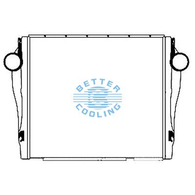 Intercooler For  Peterbilt  Oem:44pb20j/wsr1085/pet17714