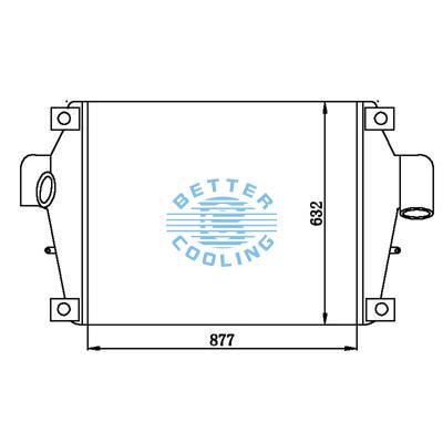 Intercooler For  Volvo  Oem:014000177001/1030031/1030050