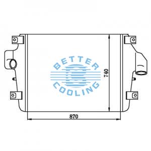 Intercooler For  Mack  Oem:1030146/1030151