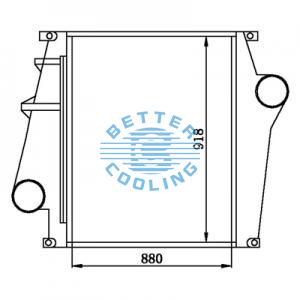 Intercooler For  Man  Oem:81061300180 /81061300198