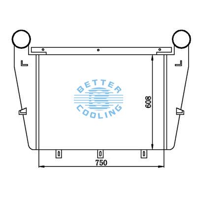 Intercooler For  Westernstar 1983 To 1991 Oem: