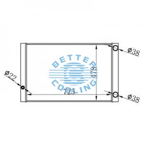 All Aluminum Radiator For Toyota Hiace  P  At Dpi: