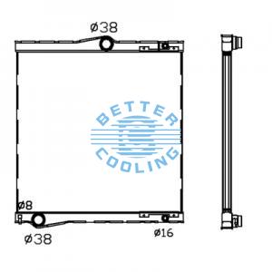 All Aluminum Radiator For Toyota Hiace  Mt Dpi: