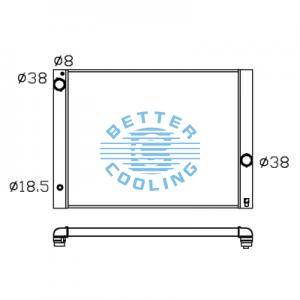 All Aluminum Radiator For Cm Zax 120-6 Dpi:
