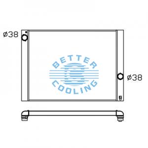All Aluminum Radiator For Chrysler Caravan/grand Caravan Dpi: