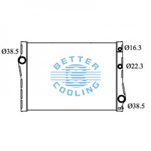 All Aluminum Radiator For Cm Zax200 Dpi:
