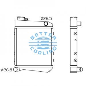 All Aluminum Radiator For Toyota Corolla   Mt Dpi: