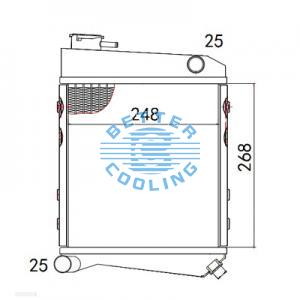 All Aluminum Radiator For Nissan Nissan At Dpi: