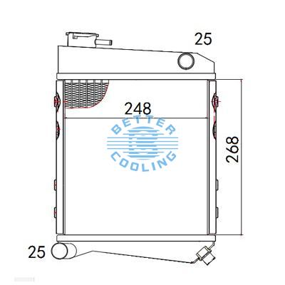 All Aluminum Radiator For Bmw Bmw Mini  Dpi: