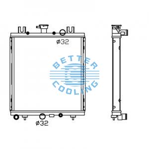 All Aluminum Radiator For Bmw  Dpi: