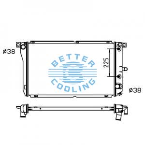 All Aluminum Radiator For   Dpi:2370