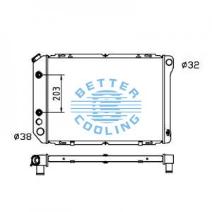 All Aluminum Radiator For Mitsubishi Van Dpi: