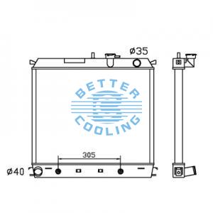 All Aluminum Radiator For Dongfeng  Dpi:
