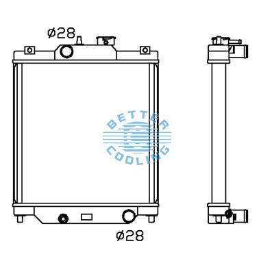 All Aluminum Radiator For Honda Mt Dpi: