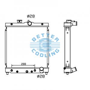 All Aluminum Radiator For Toyota Toyota  At Dpi: