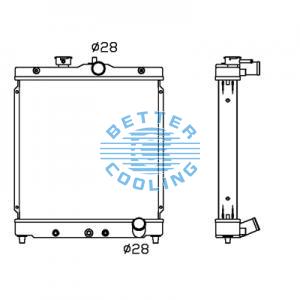 All Aluminum Radiator For Bmw  Dpi: