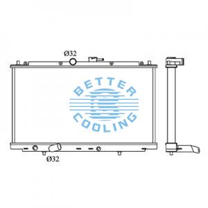 All Aluminum Radiator For Nissan Skyline  At Dpi: