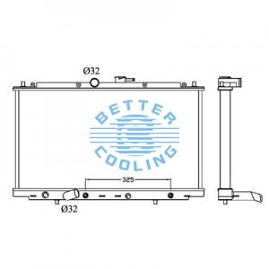 All Aluminum Radiator For Nissan  Dpi:1276