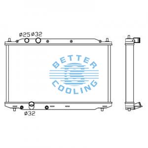 All Aluminum Radiator For Cm Zax 120-6 Dpi: