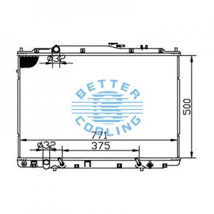 All Aluminum Radiator For Ford  Dpi:2741