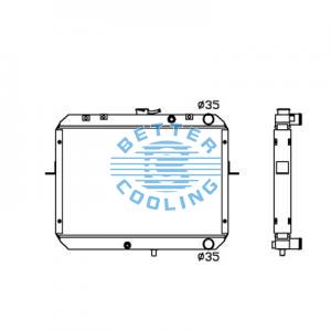 All Aluminum Radiator For Bmw Bmw Mini  Dpi: