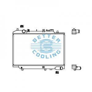 All Aluminum Radiator For Toyota Hilux  Ln65  Mt Dpi: