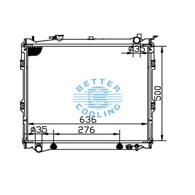 All Aluminum Radiator For Mazda Mpv  At Dpi:2063