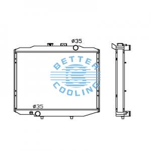All Aluminum Radiator For Av Agricultural Vehicles Dpi:
