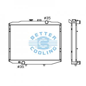 All Aluminum Radiator For Holden Commodore At Dpi: