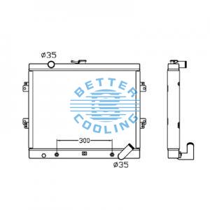 All Aluminum Radiator For   Dpi:2296