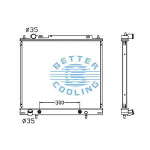 All Aluminum Radiator For Toyota Corolla   Mt Dpi: