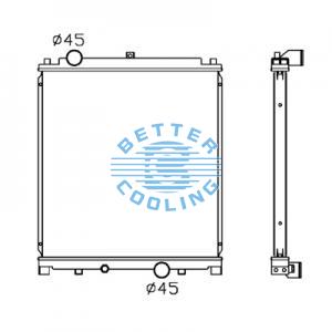 All Aluminum Radiator For Mitsubishi  Dpi: