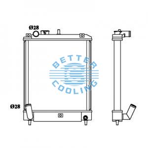 All Aluminum Radiator For Toyota Hilux  Ln65  Mt Dpi:
