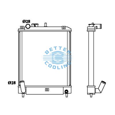 All Aluminum Radiator For Nissan Nissan Mt Dpi: