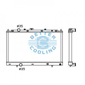 All Aluminum Radiator For Isuzu Light Truck  Mt Dpi: