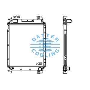 All Aluminum Radiator For Cm Hit Zaxis 200-3 Dpi: