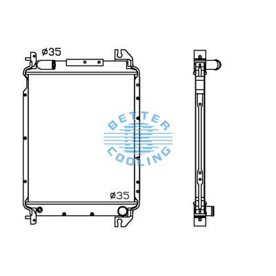All Aluminum Radiator For Nissan Nissan Mt Dpi: