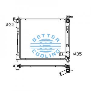 All Aluminum Radiator For Nissan Nissan Mt Dpi: