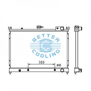 All Aluminum Radiator For Av Agricultural Vehicles Dpi: