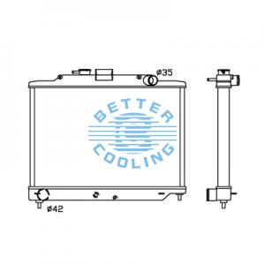 All Aluminum Radiator For Av Agricultural Vehicles Dpi:
