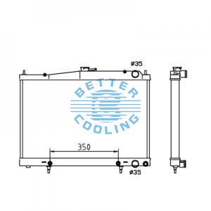 All Aluminum Radiator For Cm Hit Zaxis 200-3 Dpi: