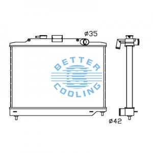 All Aluminum Radiator For Nissan Nissan Mt Dpi: