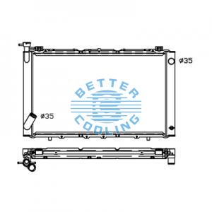 All Aluminum Radiator For Isuzu Light Truck  Mt Dpi: