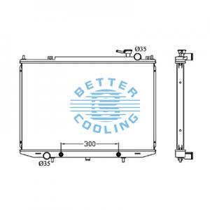All Aluminum Radiator For Toyota Sienna  At Dpi:2682