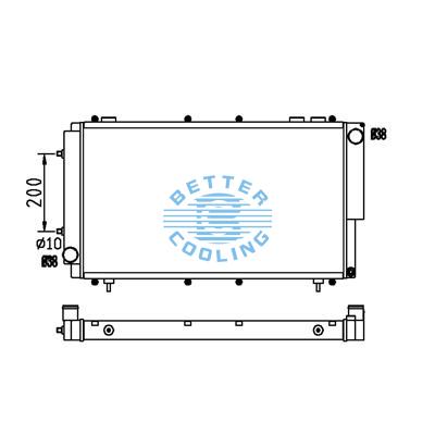 All Aluminum Radiator For Subaru Legacy  At Dpi:1819