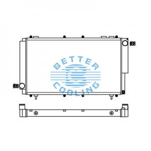 All Aluminum Radiator For Isuzu Light Truck  Mt Dpi: