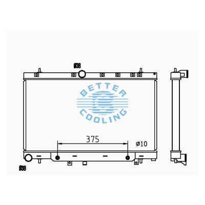 All Aluminum Radiator For Subaru Legacy  At Dpi:2450