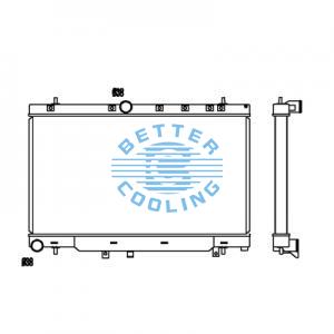 All Aluminum Radiator For Cm 久保田收割机 Dpi: