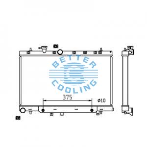 All Aluminum Radiator For Ford  Dpi: