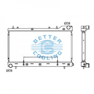 All Aluminum Radiator For Gm Gm Oldsmobile Firenza/pontiac Sunbird Dpi:712
